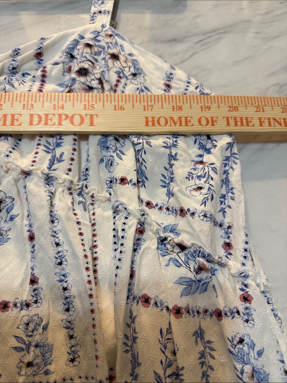 Maurices XXL Boho Floral Maxi Dress Adjustable Straps Pockets Lined Rayon Ruffle - Picture 5 of 8